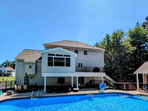 Composite Deck and Sunroom