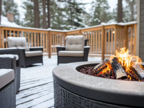 Composite deck as the best deck material for New Hampshire winters